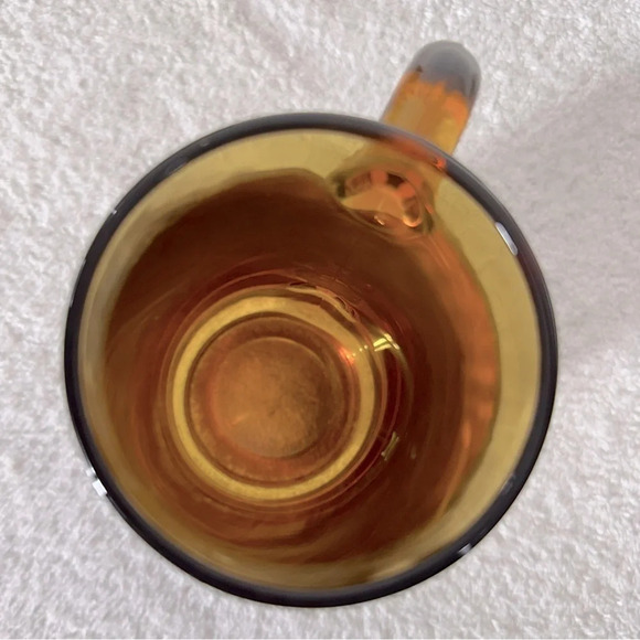 Vintage Whitehorse Yukon  Canada Amber Glass Mug With Valhyde Leather Cover - Picture 8 of 12